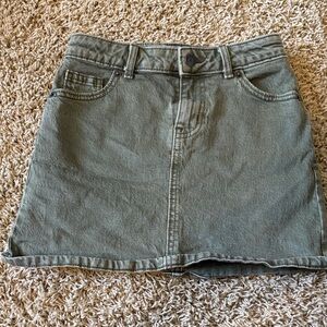 Cat & Jack Olive A-Line Denim Skirt
